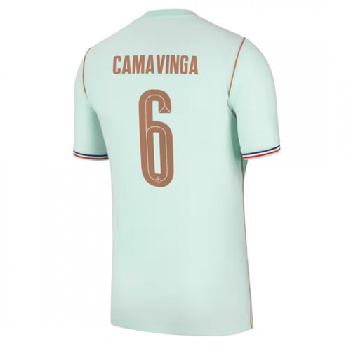 Stroje piłkarskie Francja Eduardo Camavinga #6 Koszulka Wyjazdowej MŚ 2026 Krótki Rękaw